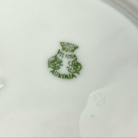 Antique Victoria Austria Porcelain Serving Platter - Picture 6 of 6